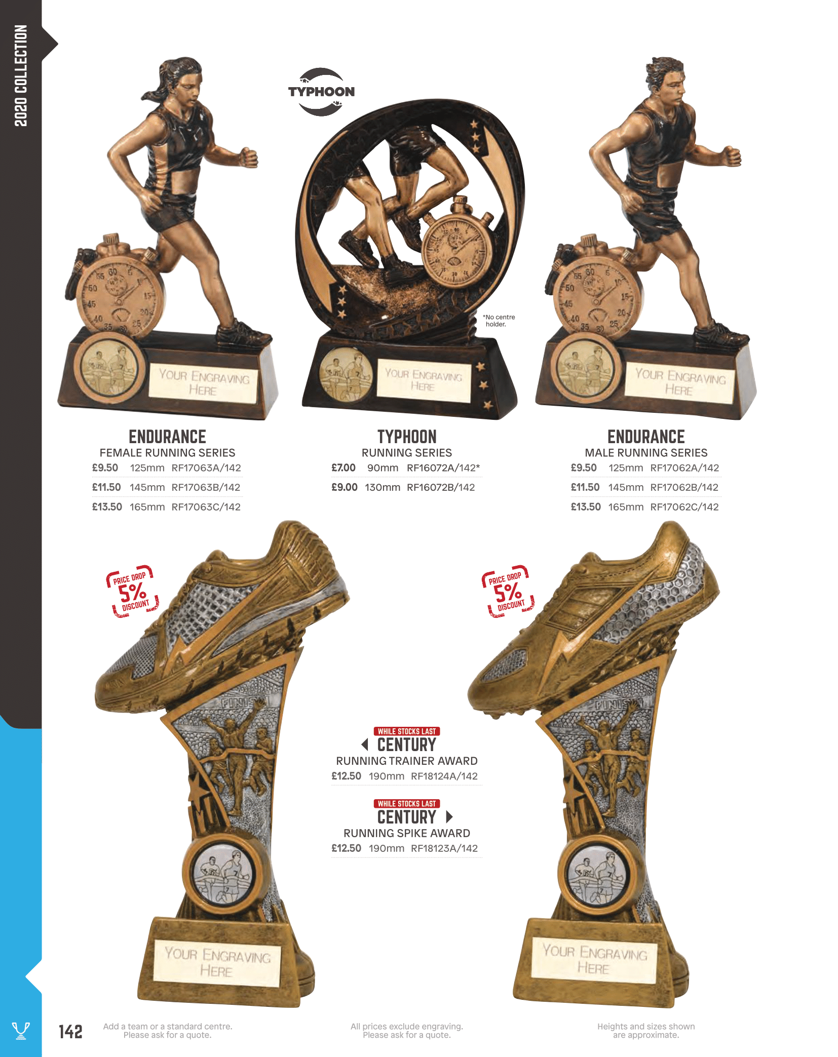 Athletics trophies and awards