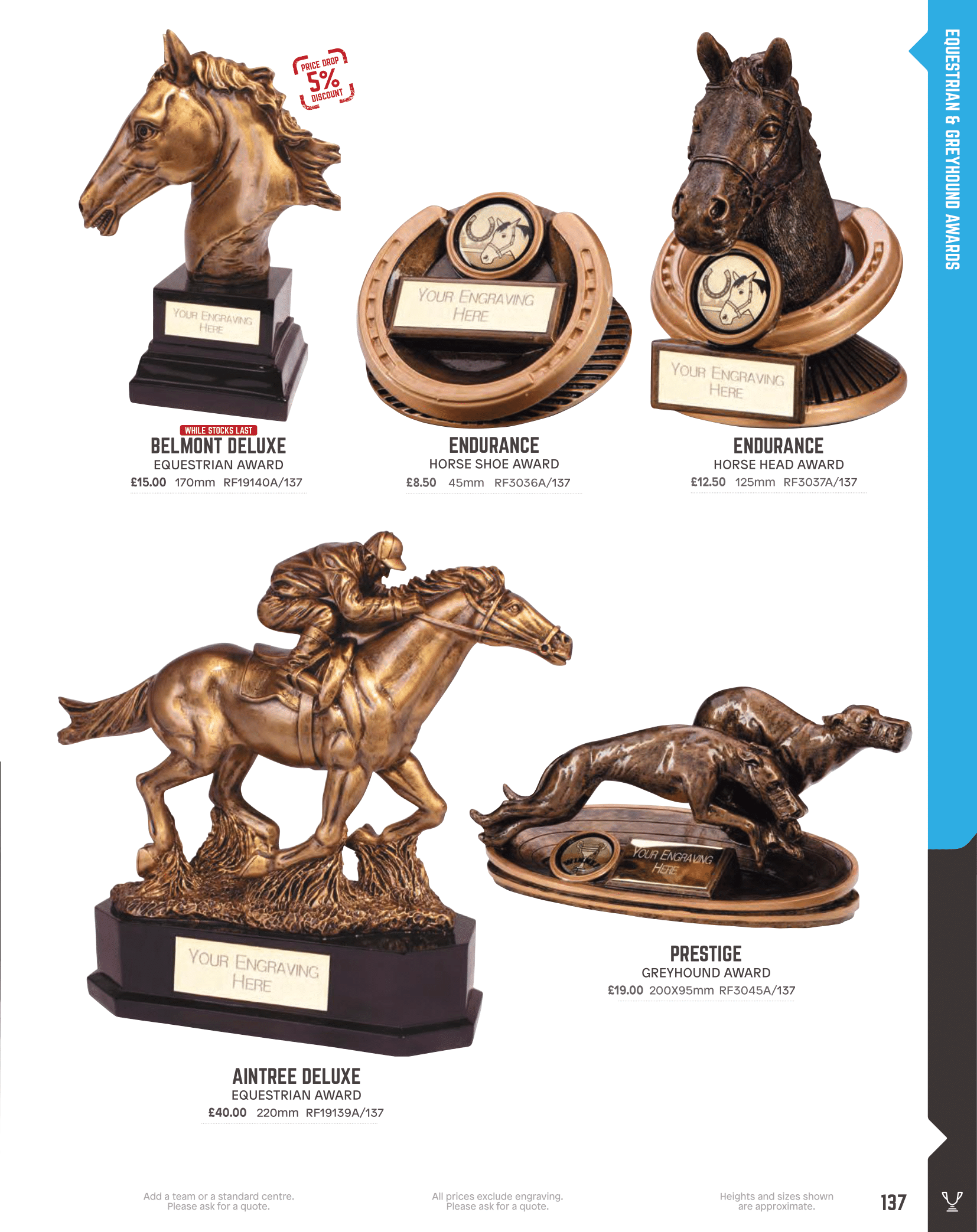 Horse Trophies and Awards